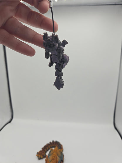 Cat Dragon Fantasy Feline Flexi | Baby, Baby Keychains or Full-Size Available | 3D Print