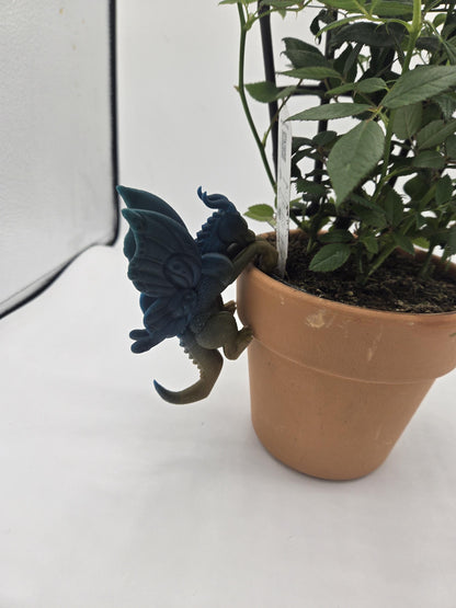 Dragon Fantasy Decor Adorable Indoor Planter Buddies for Potted Plants 3D Print