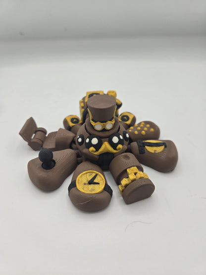 Steampunk Style Fidgets | Multifidget Spider, Gear Clicker, or Spinner | 3D Printed Mechanical Toy