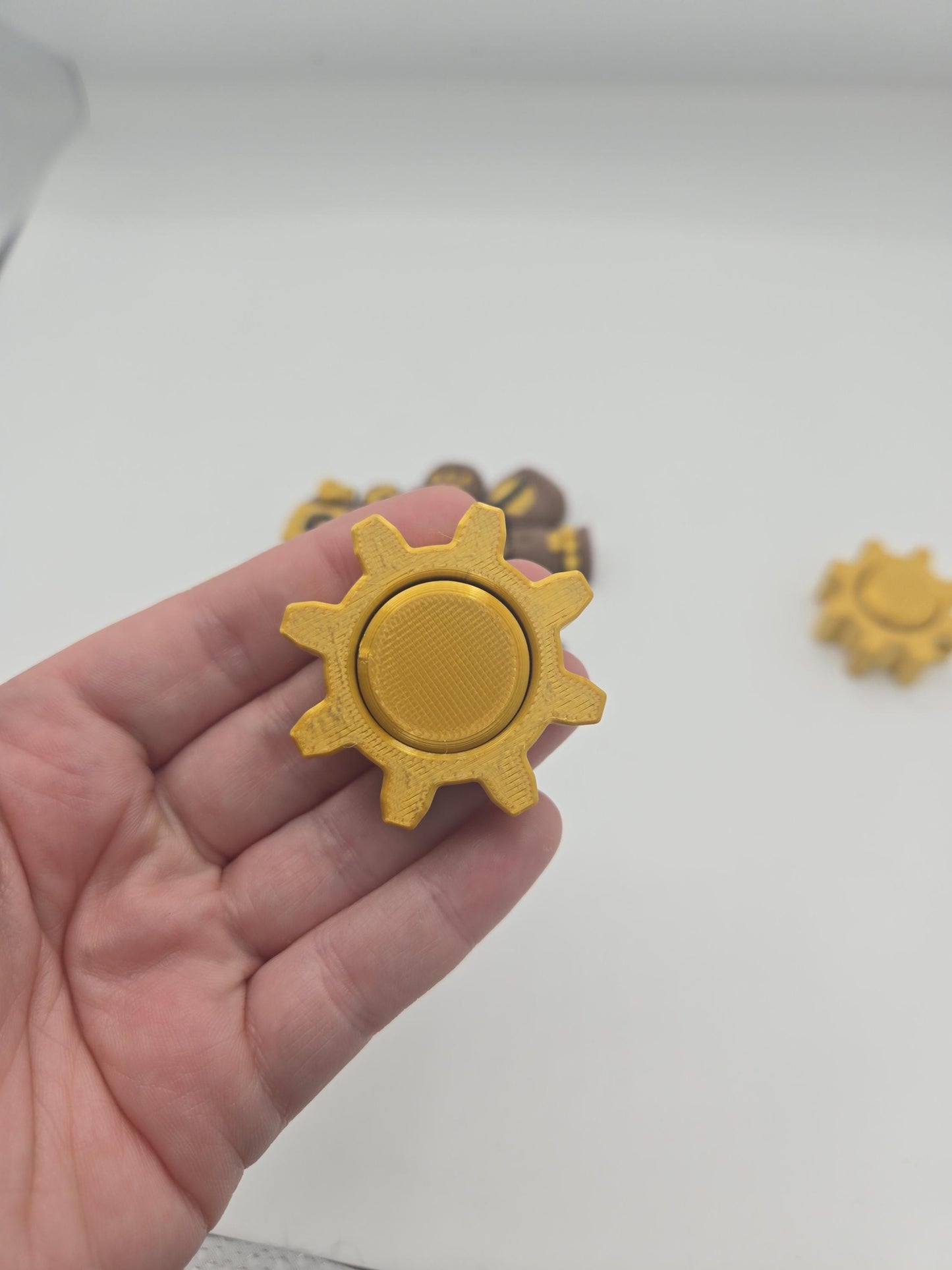 Steampunk Style Fidgets | Multifidget Spider, Gear Clicker, or Spinner | 3D Printed Mechanical Toy