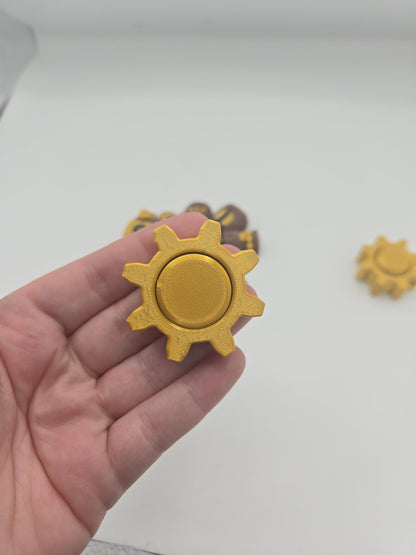 Steampunk Style Fidgets | Multifidget Spider, Gear Clicker, or Spinner | 3D Printed Mechanical Toy