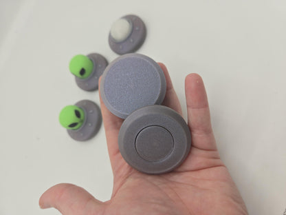 UFO Mechanical Key Clickers – Regular or Spinner Duo – Alien or Plain UFO 3D Print
