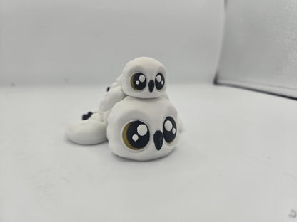 Snowy Owl (Two Sizes Available) Articulated 3D Print