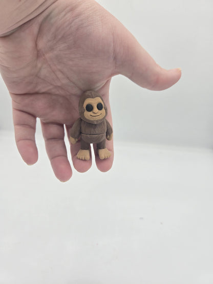 Tiny Cute Bigfoot Articulated 3D Print