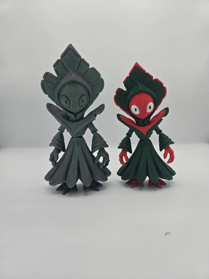 Flatwoods Monster Cryptid Inspired Flexi (with Two Faces!) - 3D Print