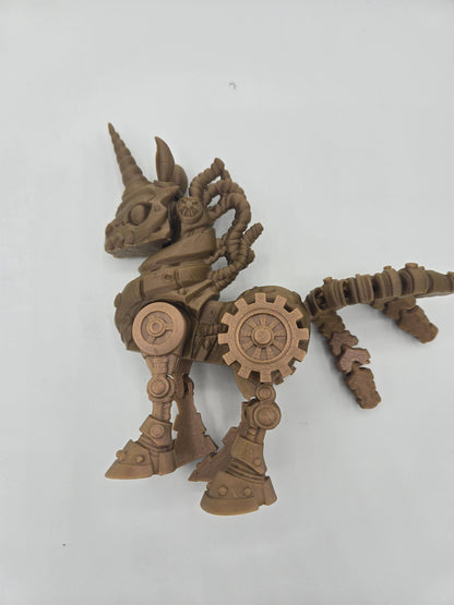 Steampunk Style Unicorn Articulated 3D Print
