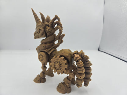 Steampunk Style Unicorn Articulated 3D Print