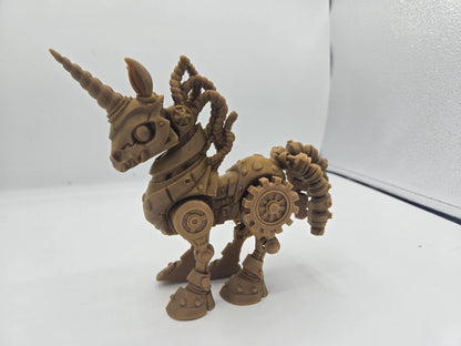 Steampunk Style Unicorn Articulated 3D Print