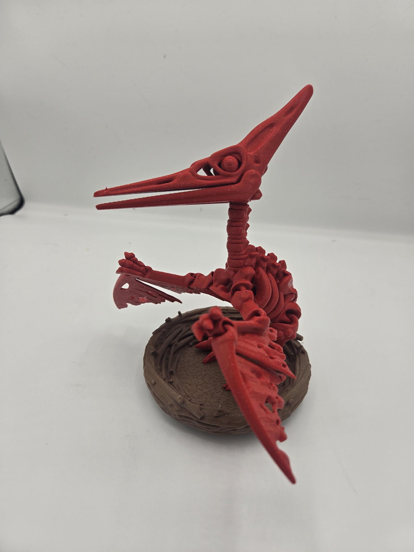 Pterodactyl Skeleton Flexi with Optional Nest 3D Print