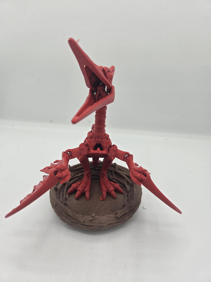 Pterodactyl Skeleton Flexi with Optional Nest 3D Print