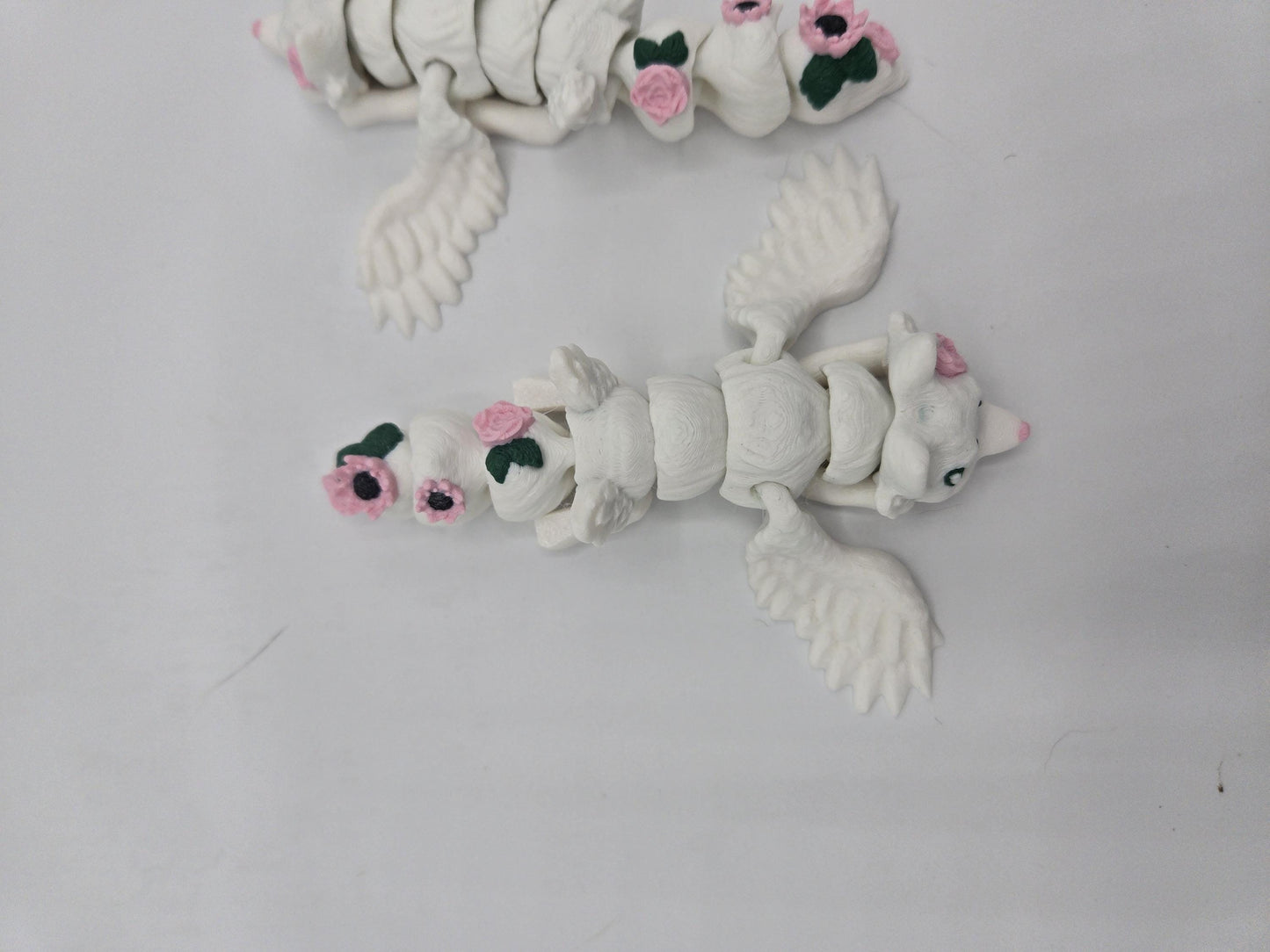 Tiny Baby Flower Adorned Fae Fox Flexi 3D Print