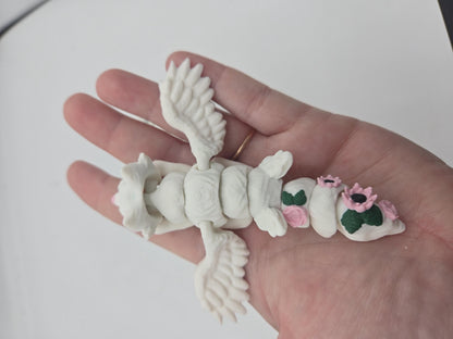 Tiny Baby Flower Adorned Fae Fox Flexi 3D Print