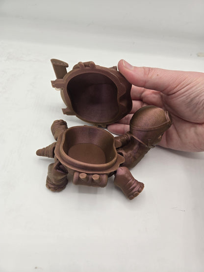 Silly Racing Turtle Flexi 3D Print with Secret Loot Box