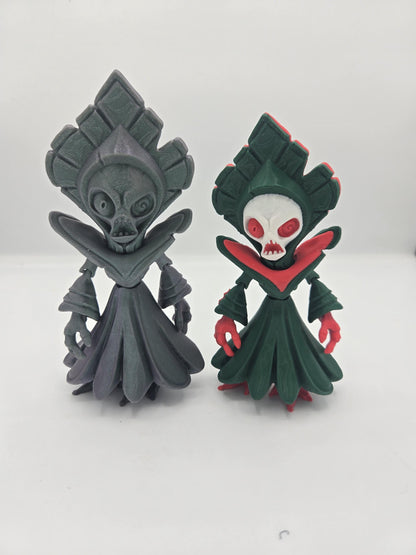 Flatwoods Monster Cryptid Inspired Flexi (with Two Faces!) - 3D Print