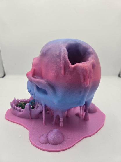 Vampire Skull "Oozing" Dice Tower 3D Print