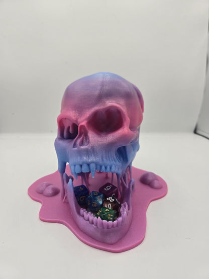 Vampire Skull "Oozing" Dice Tower 3D Print