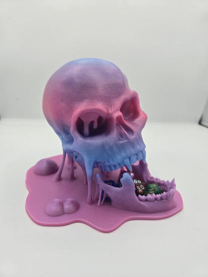 Vampire Skull "Oozing" Dice Tower 3D Print