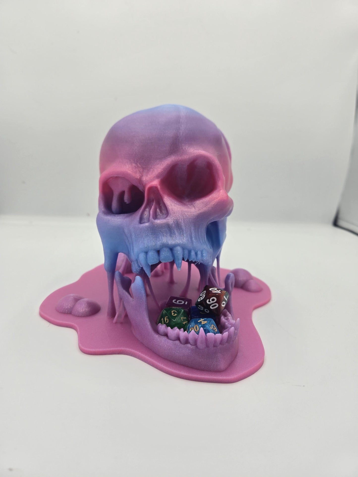 Vampire Skull "Oozing" Dice Tower 3D Print