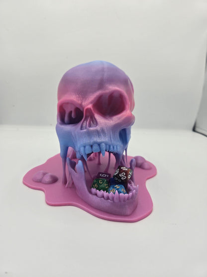 Vampire Skull "Oozing" Dice Tower 3D Print