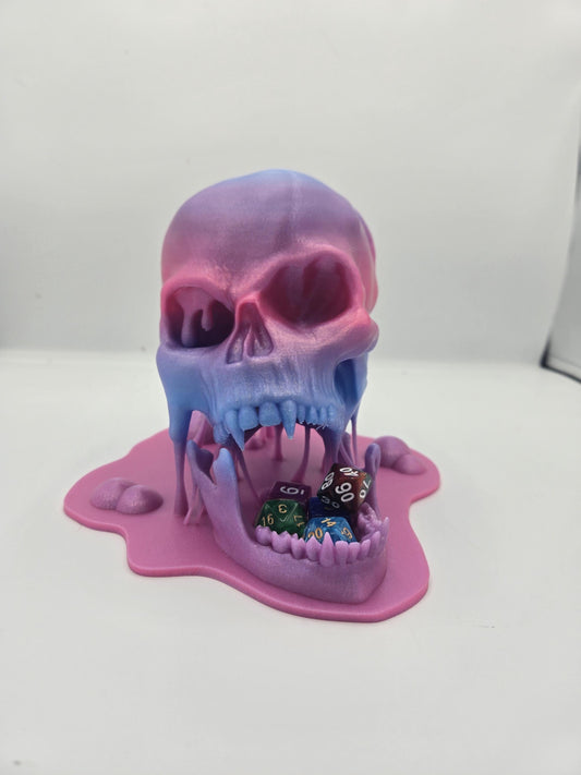 Vampire Skull "Oozing" Dice Tower 3D Print