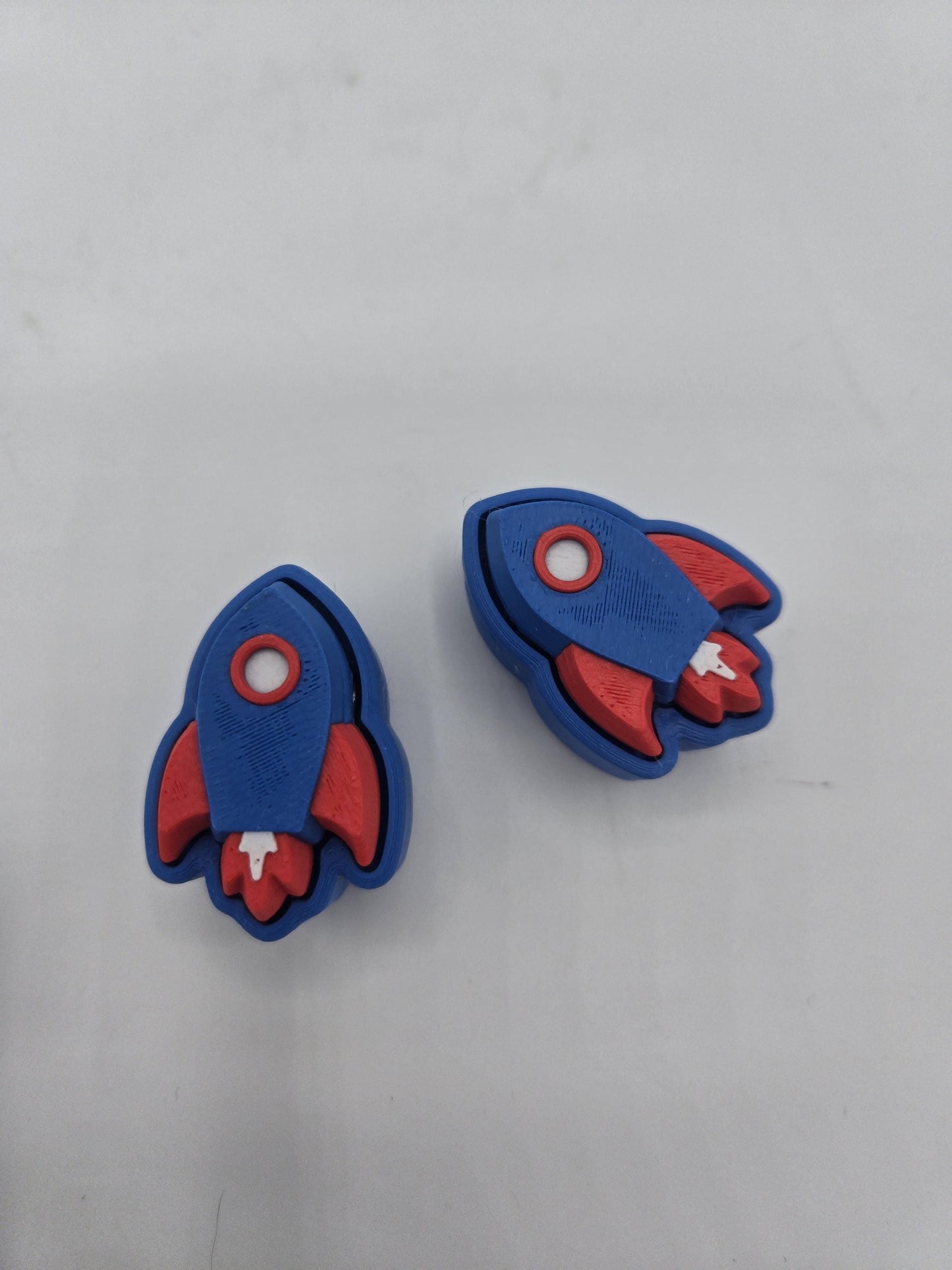 Cute Space Inspired Mechanical Key Clickers Alien UFO or Rocketship Varieties | 3D Print