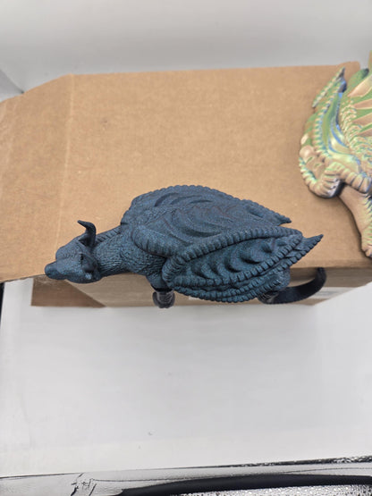 Sleepy Dragon Shelf Buddy Fantasy Home Decor 3D Print