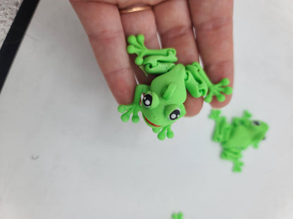 Tiny Smiley Tree Frogs Flexi 3D Print