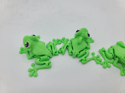 Tiny Smiley Tree Frogs Flexi 3D Print