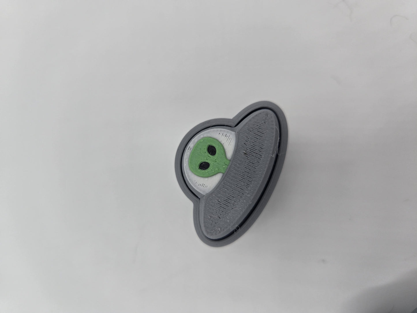 Cute Space Inspired Mechanical Key Clickers Alien UFO or Rocketship Varieties | 3D Print