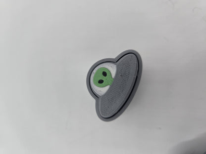 Cute Space Inspired Mechanical Key Clickers Alien UFO or Rocketship Varieties | 3D Print
