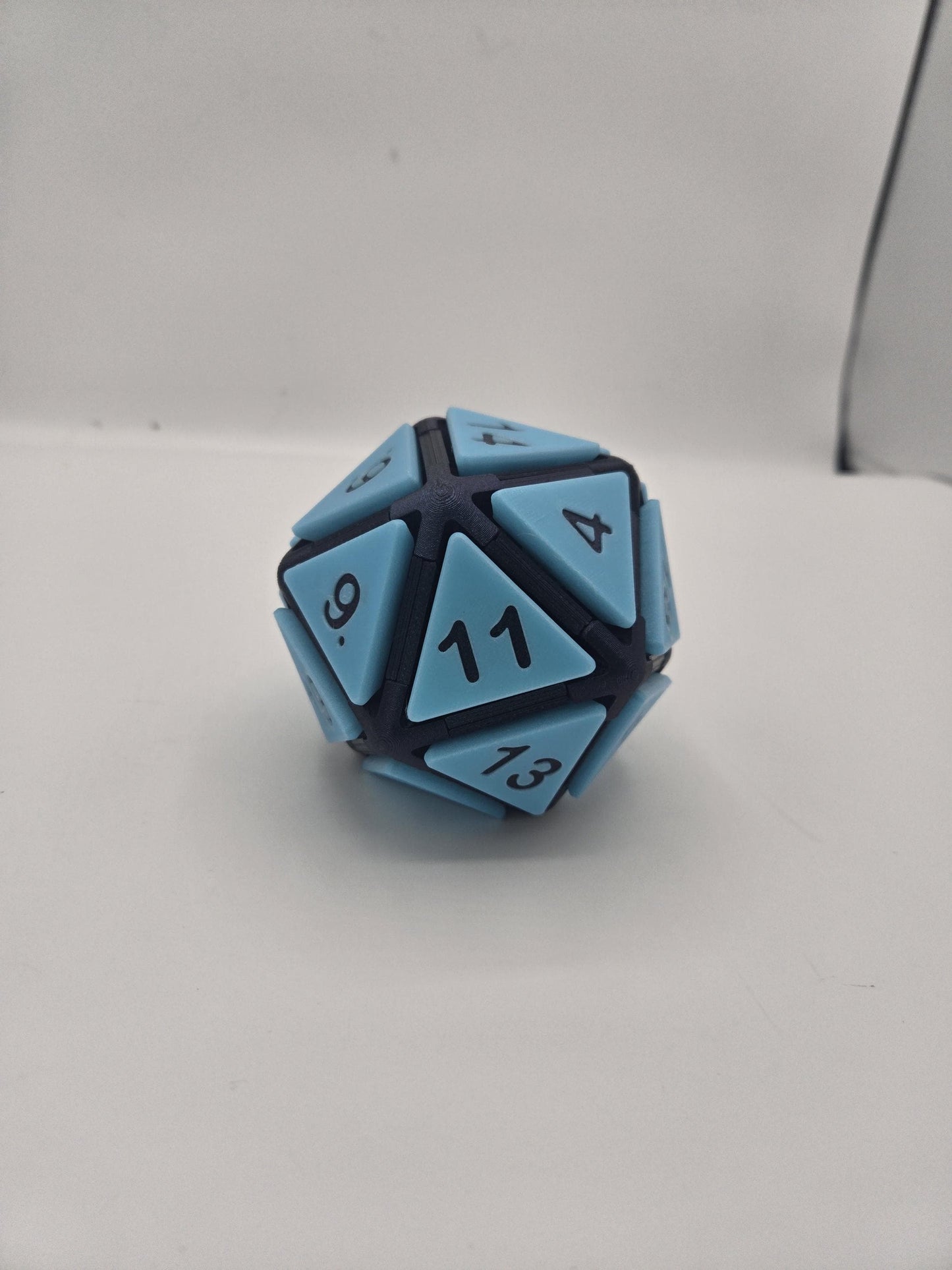 DnD Inspired Mechanical Key Fidget Clicker | D20, D12 and D10 Available | 3D Print