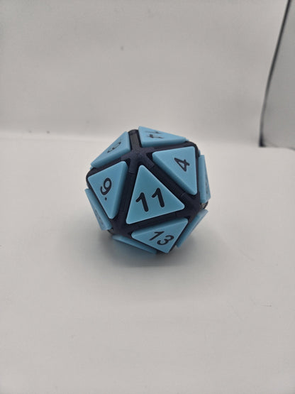 DnD Inspired Mechanical Key Fidget Clicker | D20, D12 and D10 Available | 3D Print