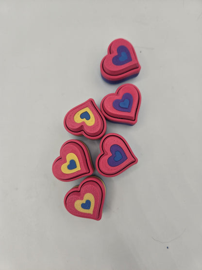 Pride Flag or Heart Mechanical Key Clickers | 3D Printed (More Flags to Come!)