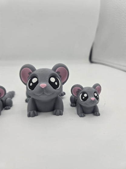 Adorable Chef Mouse with Chef Hat (or Regular Cute Mouse) | 3D Print