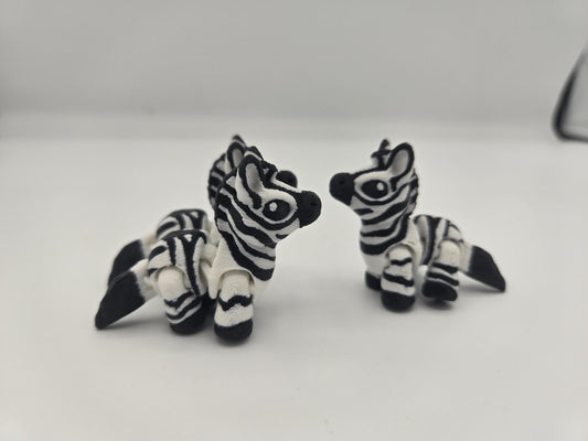 Tiny Zebra Articulated Flexi 3D Print