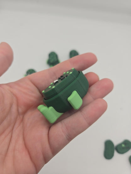 Silly Pickle Mechanical Key Fidget Clickers | 3D Printed