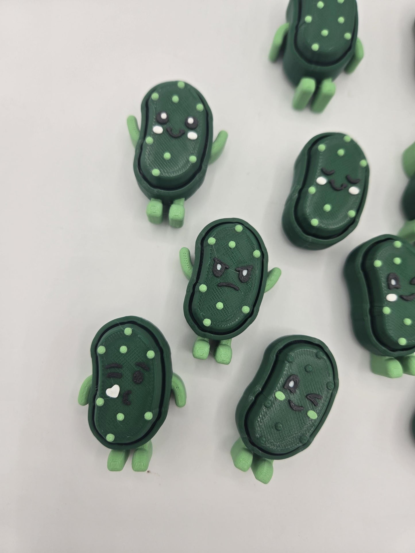 Silly Pickle Mechanical Key Fidget Clickers | 3D Printed