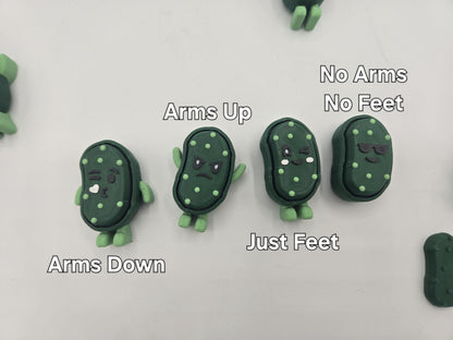 Silly Pickle Mechanical Key Fidget Clickers | 3D Printed