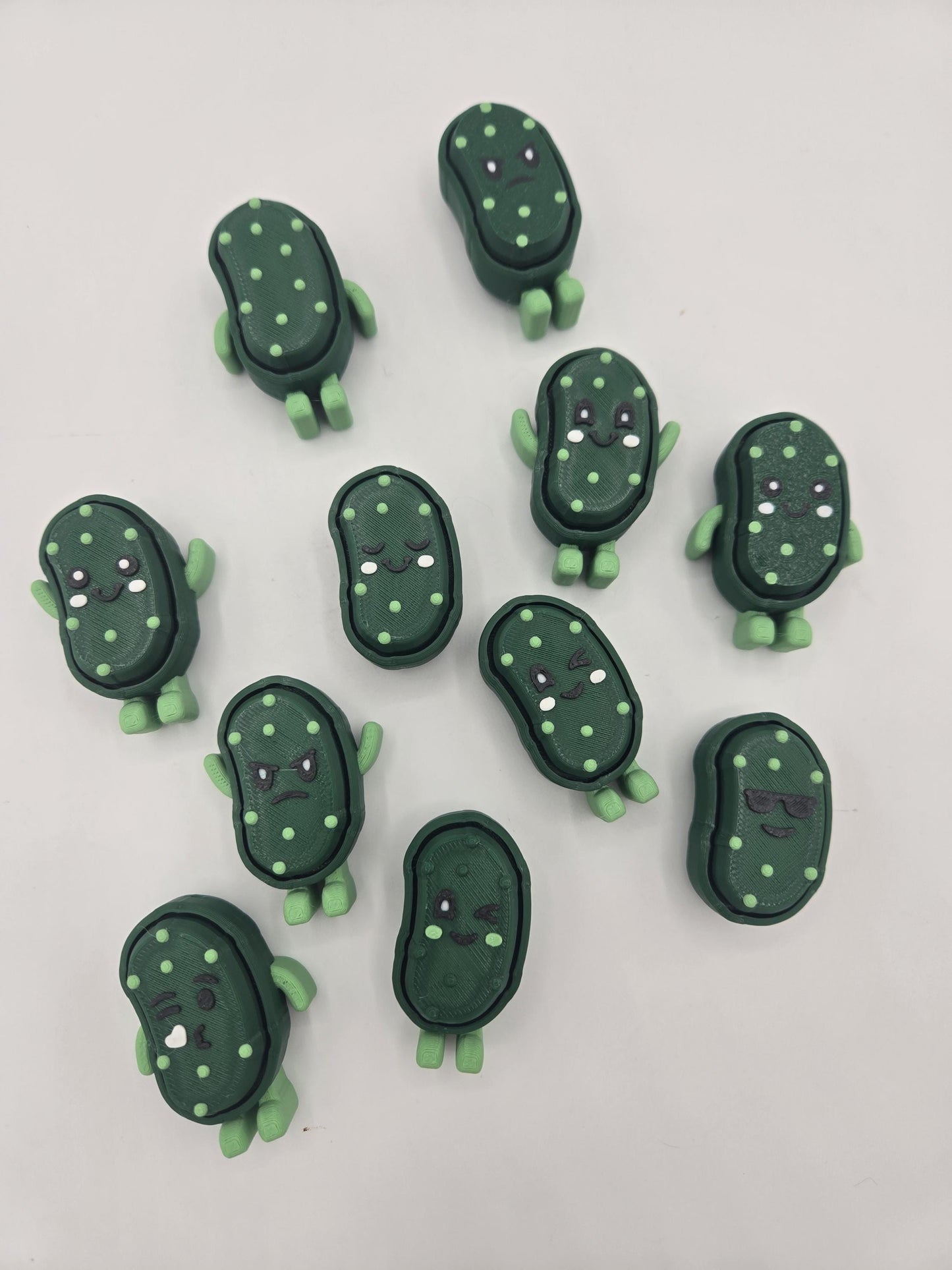 Silly Pickle Mechanical Key Fidget Clickers | 3D Printed