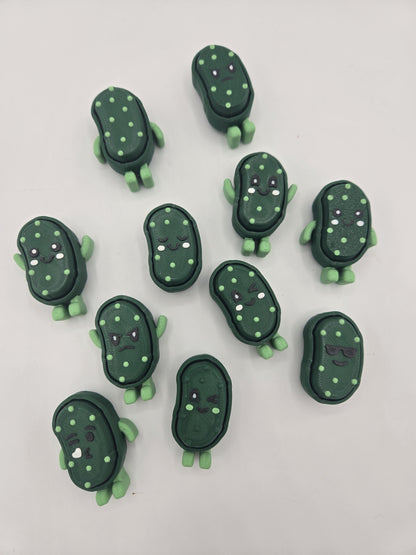 Silly Pickle Mechanical Key Fidget Clickers | 3D Printed