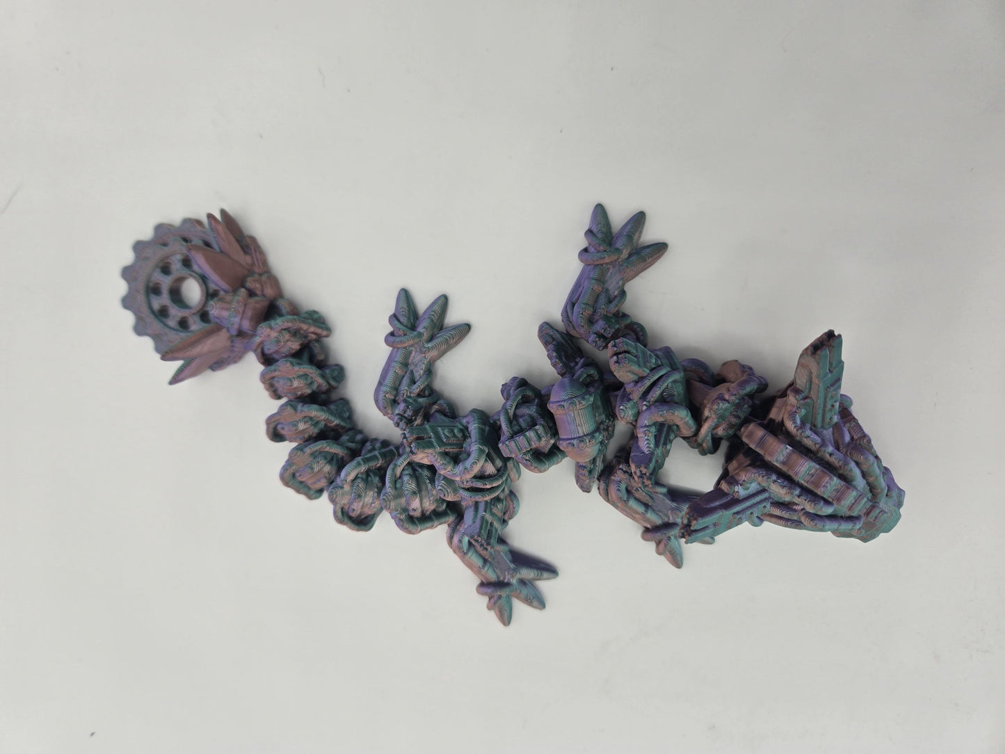 Baby Steampunk Dragon | Single or Multicolor | Articulated 3D Print