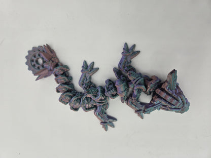 Baby Steampunk Dragon | Single or Multicolor | Articulated 3D Print
