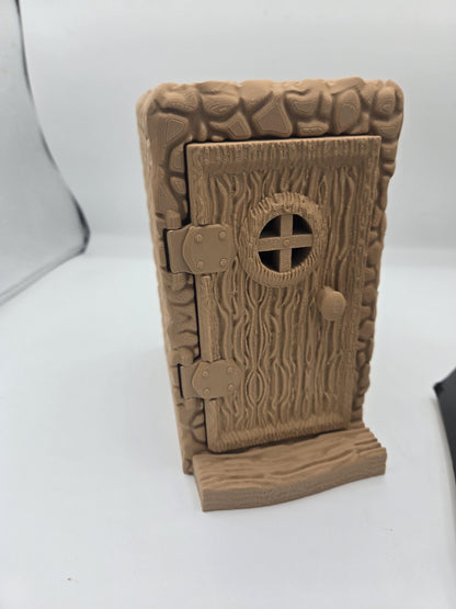 Fairy Door Book Nook (Door Opens!) | Small Storage Nook or DIY Decor | 3D Print