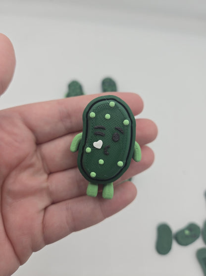 Silly Pickle Mechanical Key Fidget Clickers | 3D Printed