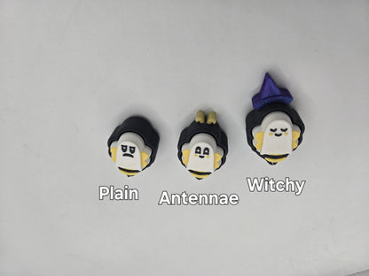 Boo Bees (Ghost Bees) Halloween Mechanical Key Fidget Clickers | 3D Print