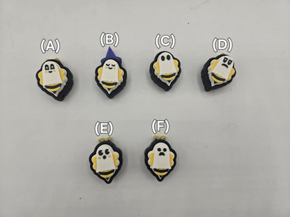 Boo Bees (Ghost Bees) Halloween Mechanical Key Fidget Clickers | 3D Print