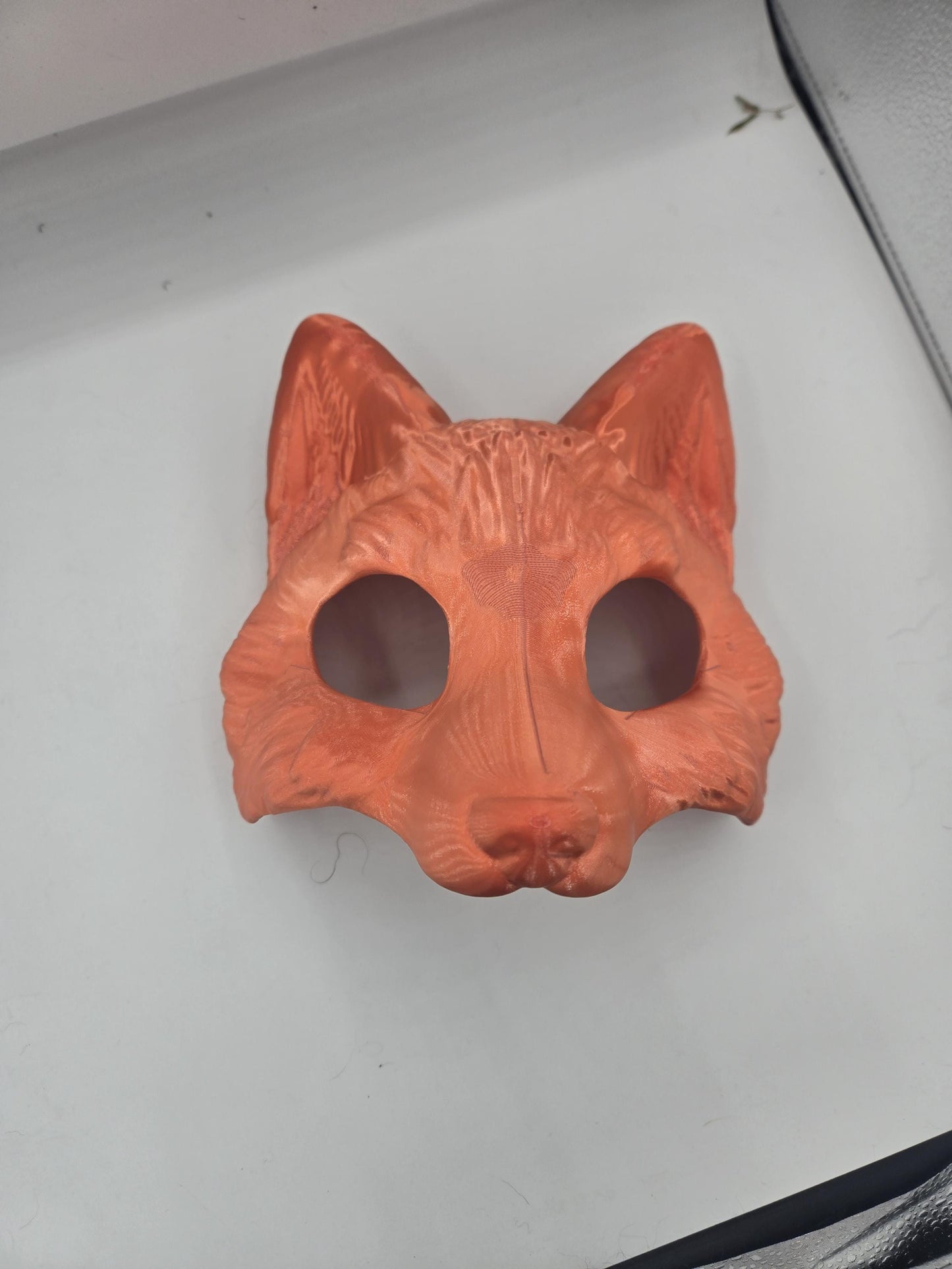 Half Face Fox Face Mask 3D Print