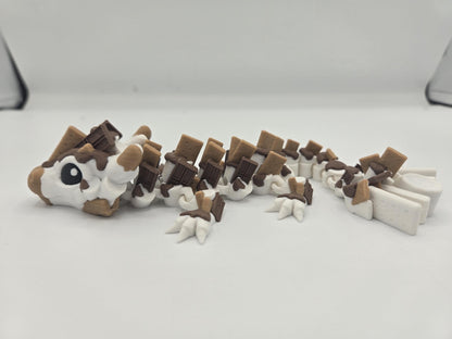 Baby S’mores Dragon Articulated Flexi 3D Print
