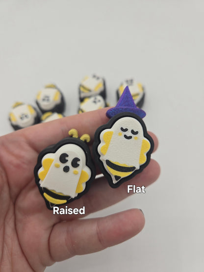 Boo Bees (Ghost Bees) Halloween Mechanical Key Fidget Clickers | 3D Print