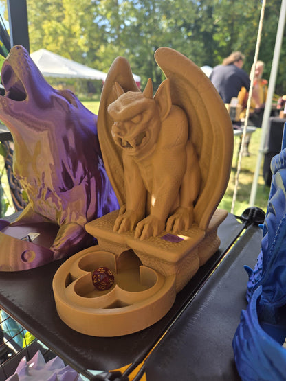 Gargoyle Dice Tower Tabletop Gaming Accessory 3D Print